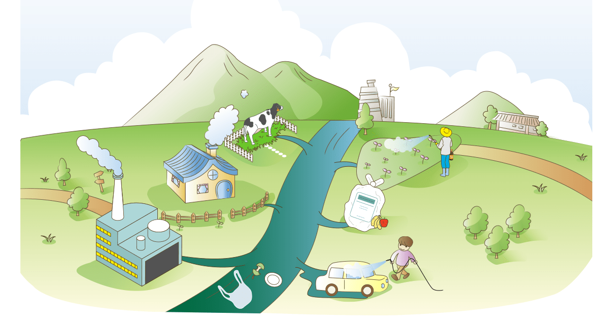 생활 속 수질 오염물질의 노출